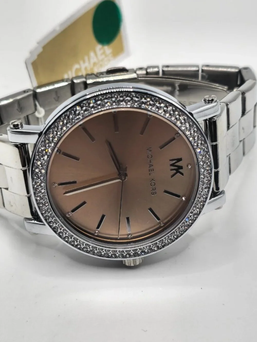 Michael Kors Corey Women's Silver-Tone Watch MKO1050 38mm